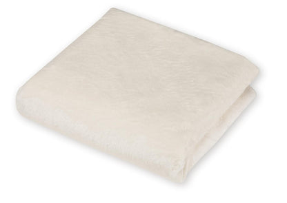 American Baby Company Heavenly Soft Chenille Fitted Pack N Play Playard Sheet 27" x 39", Warm and Cozy Chenille Pack and Play Sheet, White, for Boys and Girls, Fits Most Mini Crib Mattresses