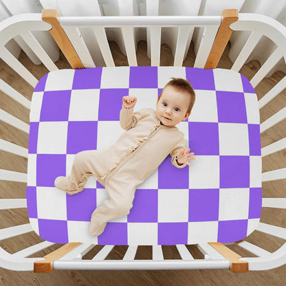 Baby Crib Sheet Cute Goose Flowers Crib Mattress for Boys and Girls Playard Sheet Soft Breathable Fitted Baby Mattress Cover 52x28in