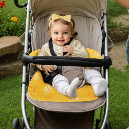 INFANZIA Dry Seat, Car Seat Protector Waterproof Carseat Liner Potty Training Toddlers, Baby and Infants, Piddle Pad for Carseats Strollers (Grey, 1 Pack