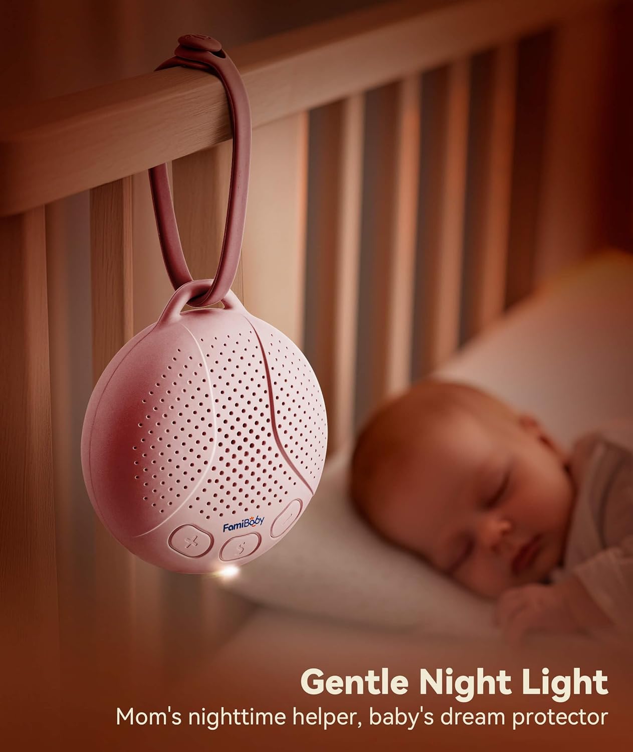 Sound Machine for Babies and Kids - Baby Sleep Soother | Portable White Noise Machine with Night Light for Nursery | 16 Soothing Sounds | Shush | Travel | Registry Gift | Baby Shower