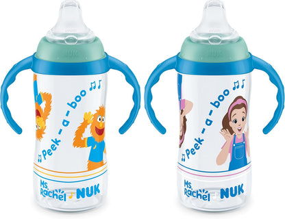 NUK Mickey Mouse Large Learner Cup 10oz 2pk – BPA Free, Spill Proof Sippy Cup
