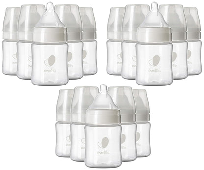 Evenflo Feeding Premium Proflo Venting Balance Plus Wide Neck Baby, Newborn and Infant Bottles - Developed by Pediatric Feeding Specialists - 5 Ounce (Pack of 6)
