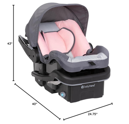 Baby Trend Passport® Switch 6-in-1 Modular Stroller Travel System with EZ-Lift™ Plus Infant Car Seat, Dash Black
