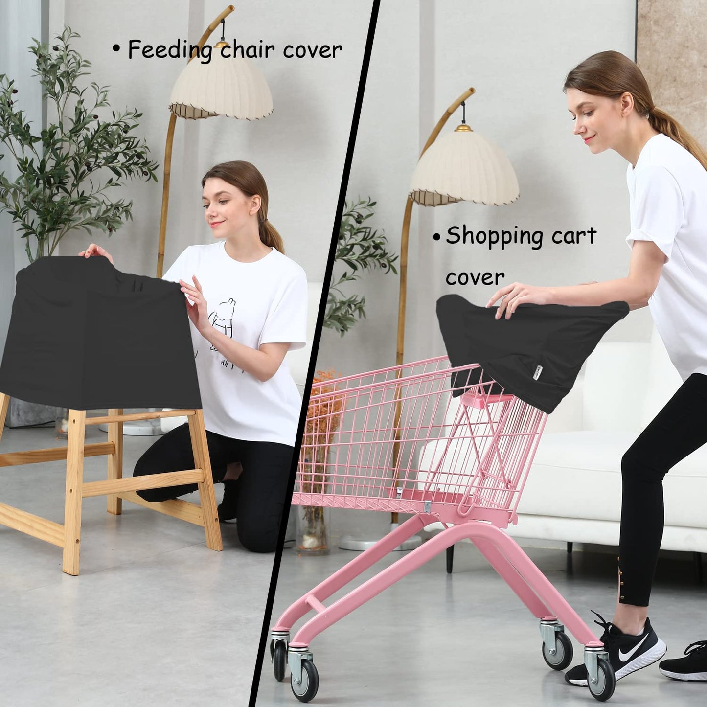Car Seat Covers for Babies - Multi-use Carseat Canopy Cover Breastfeeding Covers, Stroller Canopy Cover (Navy Dinosaur)
