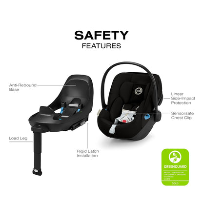 CYBEX Cloud G Pro Comfort Extend Infant Car Seat - Ocean Blue