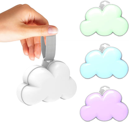 Pure Enrichment PureBaby Cloud Portable Sound Machine and Night Light - 15 Soothing Sounds, Travel Friendly, Battery Operated, Ideal for Baby and Kids on The Crib, Stroller, Headrest, and More