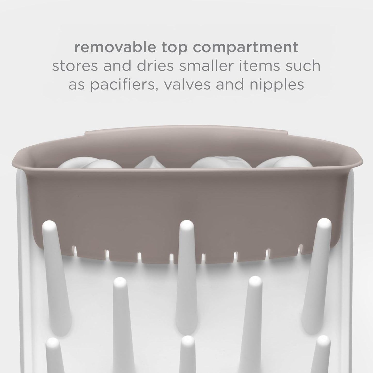 Ubbi 3-in-1 Collapsible Microwave Wash Bin, Baby Bottle Sterilizer & Veggie Steamer, Reusable Silicone Steam Bag for Travel or Home Use, Fits Up to 5 Baby Bottles, Dishwasher Safe, Blue