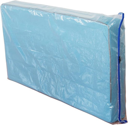 2 Pack Small Mattress Storage Bags with Zipper -4 Mil Plastic Waterproof Mattress Bags for Moving and Storage