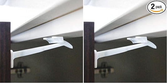 Little Chicks Baby Safety Cabinet and Drawer Locks -28 Pack of Latches - Model CK034