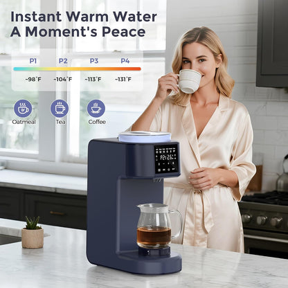Momfann Formula Maker Pro, 2-Minute Quick Mix Baby Formula Dispenser, One-Touch Automatic Milk Maker, 3 Formula Temps + 4 Hot Water Choice, 2L Tank & Sealed Powder Container for Clump-Free Formula