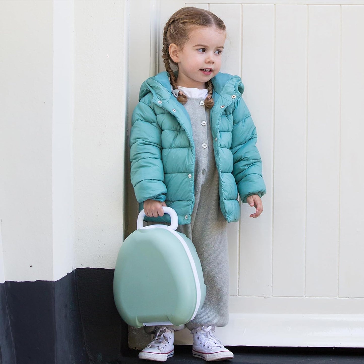 My Carry Potty - Ladybug Travel Potty, Award-Winning Portable Toddler Toilet Seat for Kids to Take Everywhere