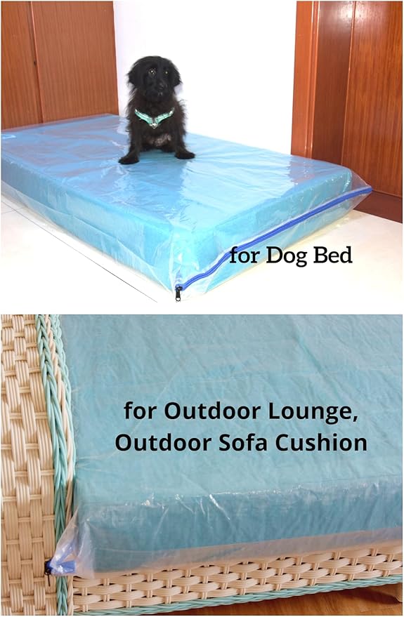 2 Pack Small Mattress Storage Bags with Zipper -4 Mil Plastic Waterproof Mattress Bags for Moving and Storage
