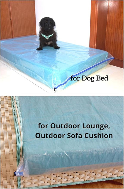 Crib Mattress Storage Bag with Zipper -4 Mil Plastic Waterproof Crib Mattress Bag for Moving and Storage