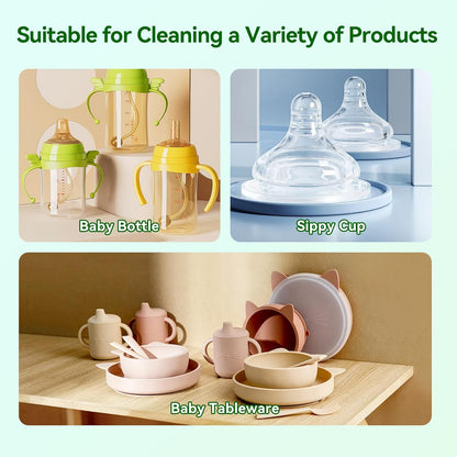 IAGREEA 150 PCS Detergent Washing Tablets, Bottle Washer Tablets for Baby Brezza, GROWNSY, Momcozy Bottle Washers, Natural Formula, Highly Effective Cleaning, Efficiency Removes Milk Residue & Odor