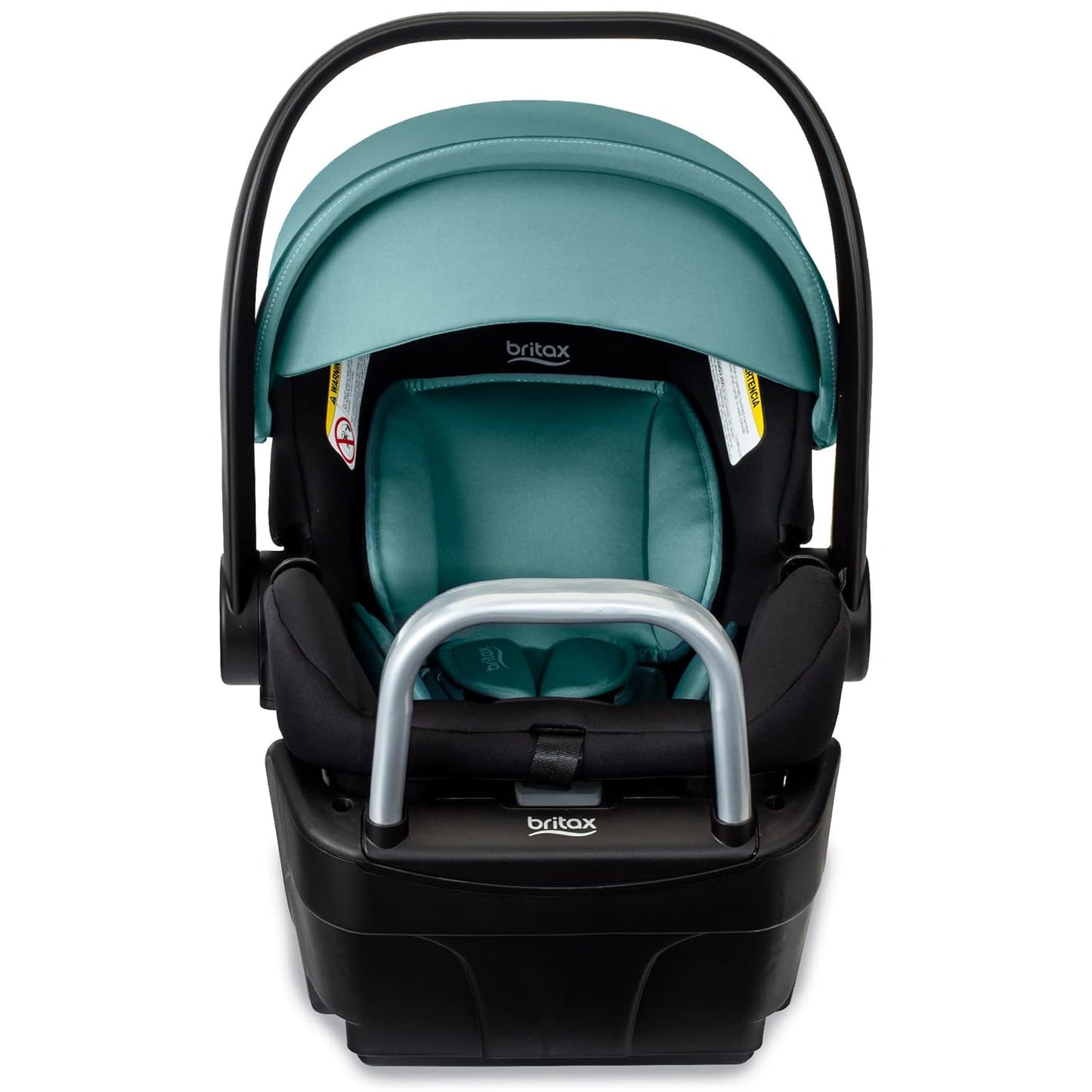 Britax Willow SC Infant Car Seat, Rear Facing Car Seat with Alpine Base, ClickTight Technology, RightSize System, Pindot Stone