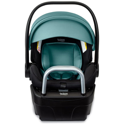 Britax Willow SC Infant Car Seat, Rear Facing Car Seat with Alpine Base, ClickTight Technology, RightSize System, Pindot Stone