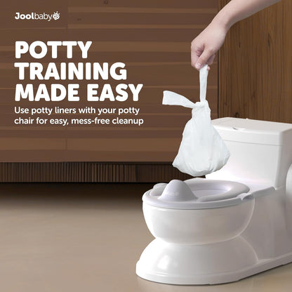 Disposable Potty Liners – Universal Fit for Potty Chairs, Super-Absorbent (30 Count) – Jool Baby