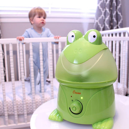 Crane Cute Animal Humidifier for Kids Bedroom and Nursery, Ultrasonic Cool Mist, 1 Gallon, Auto Shut Off, Cool Mist Humidifier