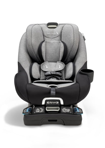 Baby Jogger® City Turn Rotating Car Seat with 180-Degree Turn, Lightweight Convertible Car Seat, Rear Facing to Forward Facing, COOLMAX Fabric, Amazon Exclusive Pike Fashion