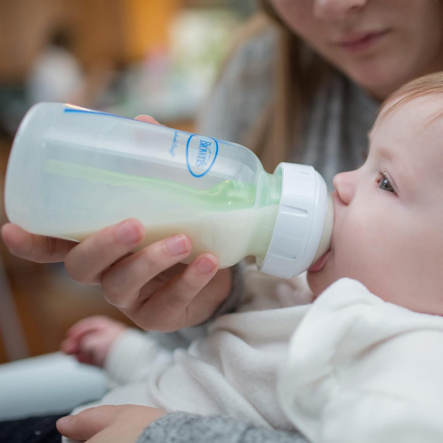 Dr. Brown’s Natural Flow® Level 2 Wide-Neck Baby Bottle Silicone Nipple, Medium Flow, 3m+, 100% Silicone Bottle Nipple, 6 Pack