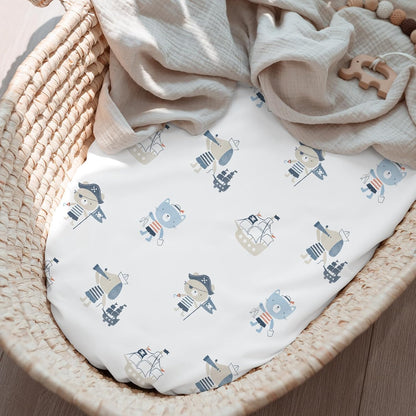 Bedside Sleeper Bassinet Fitted Sheets 20 x 33, 3 Pack Baby Delight Beside Me Dreamer,Babybond,Jimglo,koola,cowiewie,fodoss, Dream On Me Baby Square Bassinet, Pink Animal