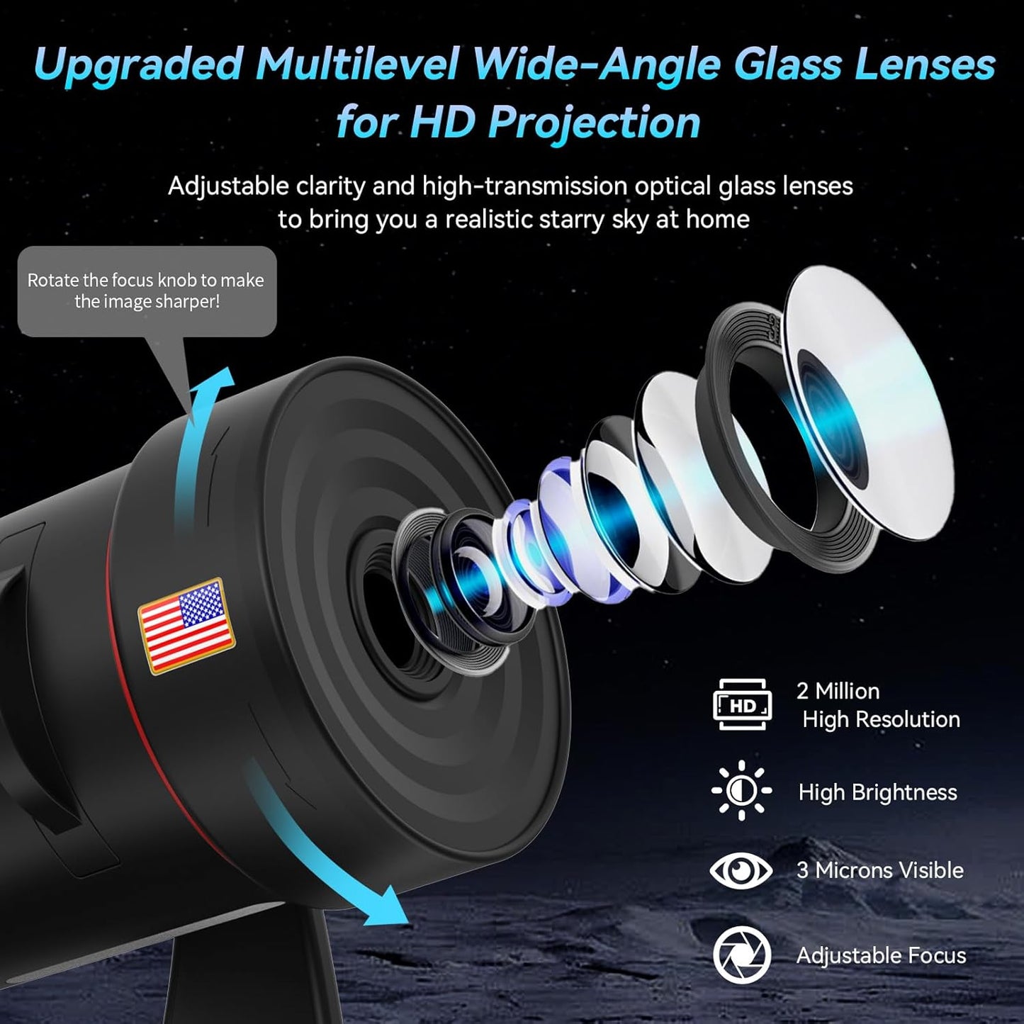 [White Noise] Galaxy Projector with Sound Machine 28 Soothing Sounds Memory Function Sleeping Timer Star Light Planetarium Projector with Starry Sky Space Solar System Moon Nebula for Adults Baby Kids
