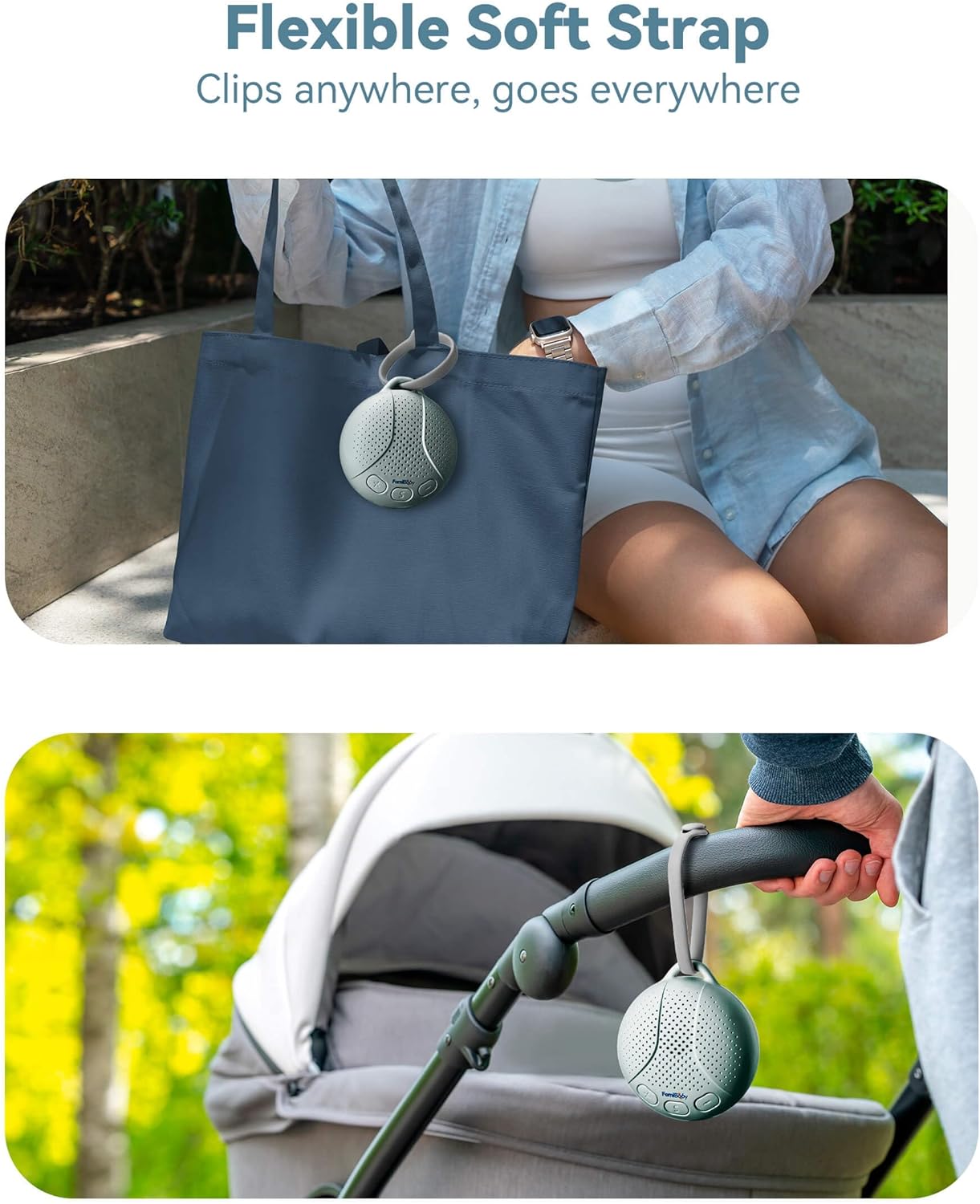 Sound Machine for Babies and Kids - Baby Sleep Soother | Portable White Noise Machine with Night Light for Nursery | 16 Soothing Sounds | Shush | Travel | Registry Gift | Baby Shower