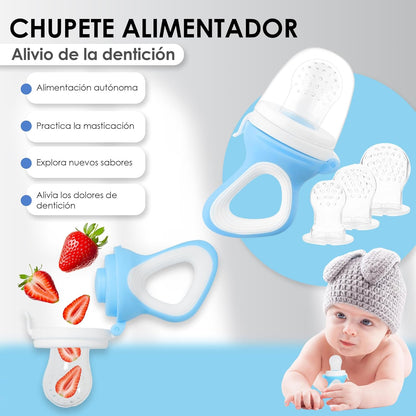 Bluet B- Silicone Baby Feeding Set with Pacifier - Baby Led Weaning Supplies - Baby Spoons, Suction Bowl - Plate - Baby Utensils Set - Silicone Feeding Set for Baby First Foods - 11pcs - Purple