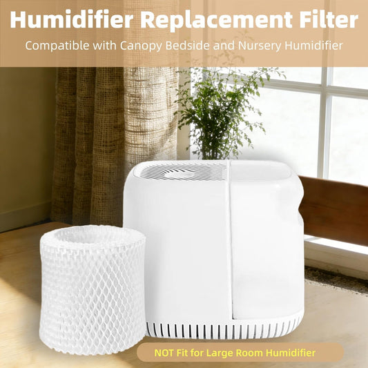 Humidifier Replacement Filter Compatible with Canopy Bedside Humidifier and Nursery Humidifier,Wood Pulp & Paper Filter (4 Pack)