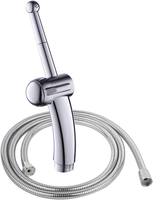 Handheld Bidet Toilet Sprayer, ABS Bathroom Bidet Sprayer Set, Baby Cloth Diaper Sprayer, Bidet Cleaning System Kit (Sliver)