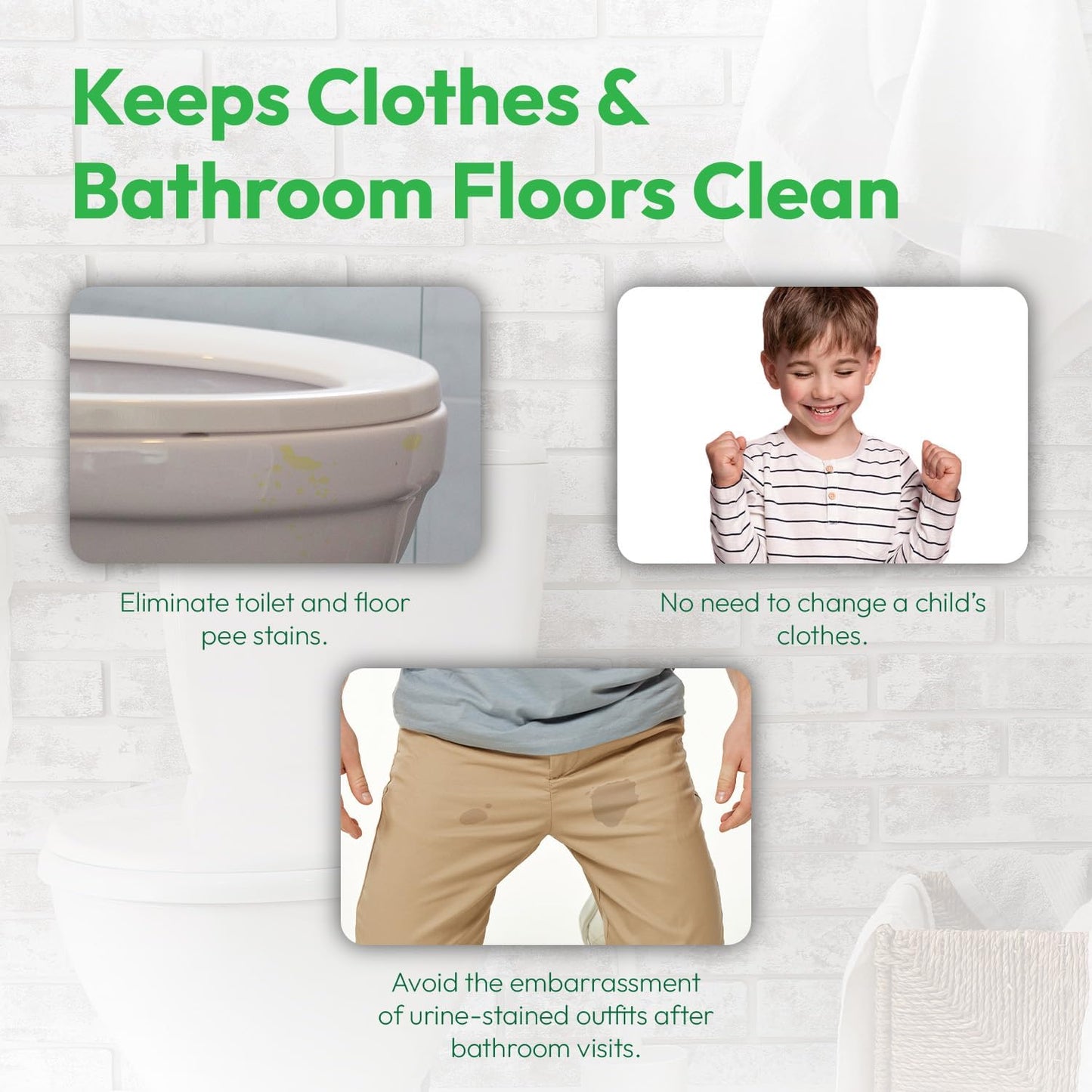 P-flector® Toilet Seat Urine Guard (1-Pack) - Pee Splash Guard for Potty-Training Kids, Adults, Seniors & Special Needs Individuals - Fits Round, Elongated & Curved Toilet Seats