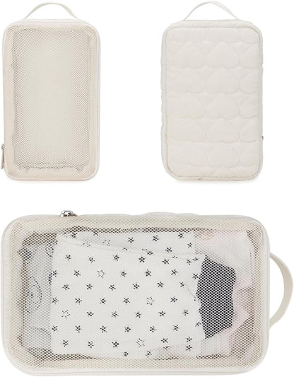MOMIGO Baby Diaper Bag Organizer Pouches - 2 Pack Waterproof Pod Hanging Diaper Bag Mesh Bag Reusable, Washable or Baby Cloth Diapers (Black)