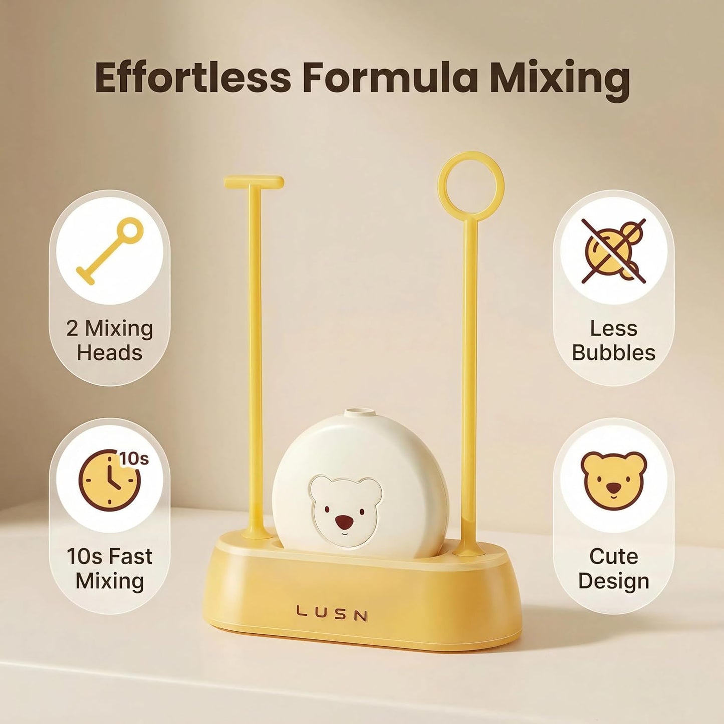 Handheld Electric Baby Formula Mixer,Handheld Drink Mixer