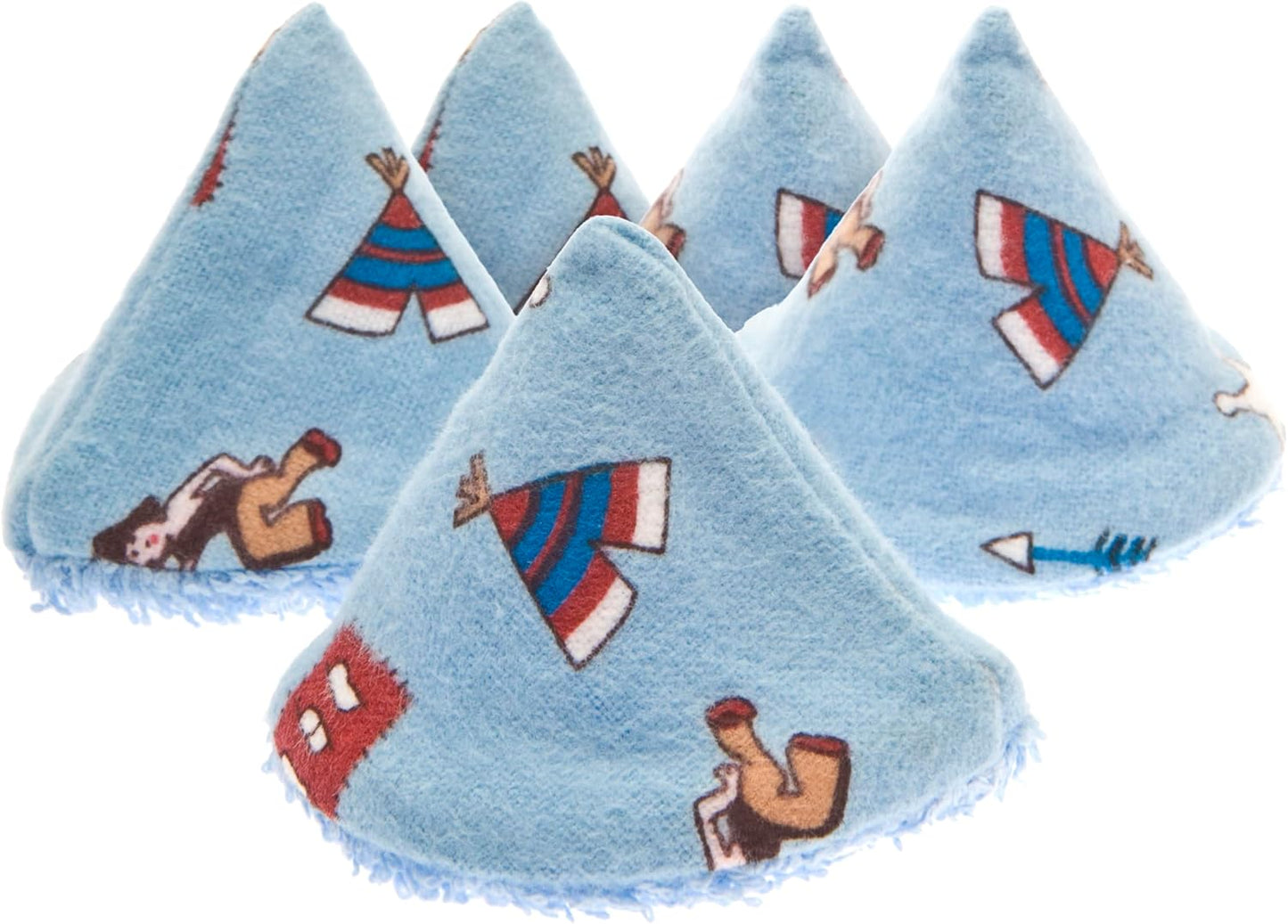 Washable Cotton Pee-Pee Teepees That Shield Baby Boys Pee During Diaper Changes. Makes a Great add-on Gift for a Baby Shower Thanks to its Fun, Gift-Ready Store Packaging. 5 Pack. Western