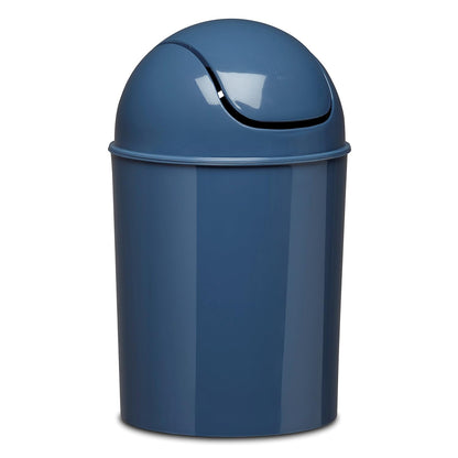 Umbra 1.25 Gallon Mini Waste Can with Removable Swing-Top Lid - Small Garbage Bin for Kitchen, Bathroom, Bedroom, Office - Compact Trash Can Fit Under Tables & Counters - Yellow