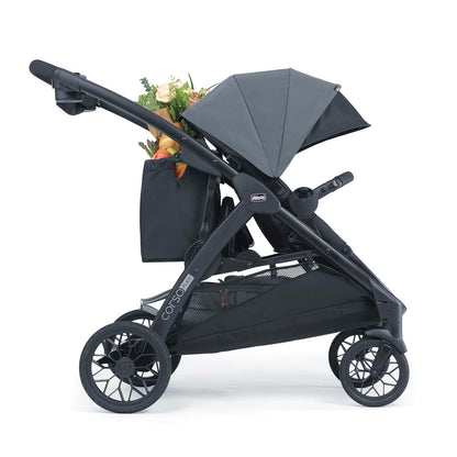 Chicco Corso Flex Infant Car Seat Adapter/Basket for Corso Flex Convertible Stroller, Compatible with Any Chicco Infant Car Seat, Black/Black