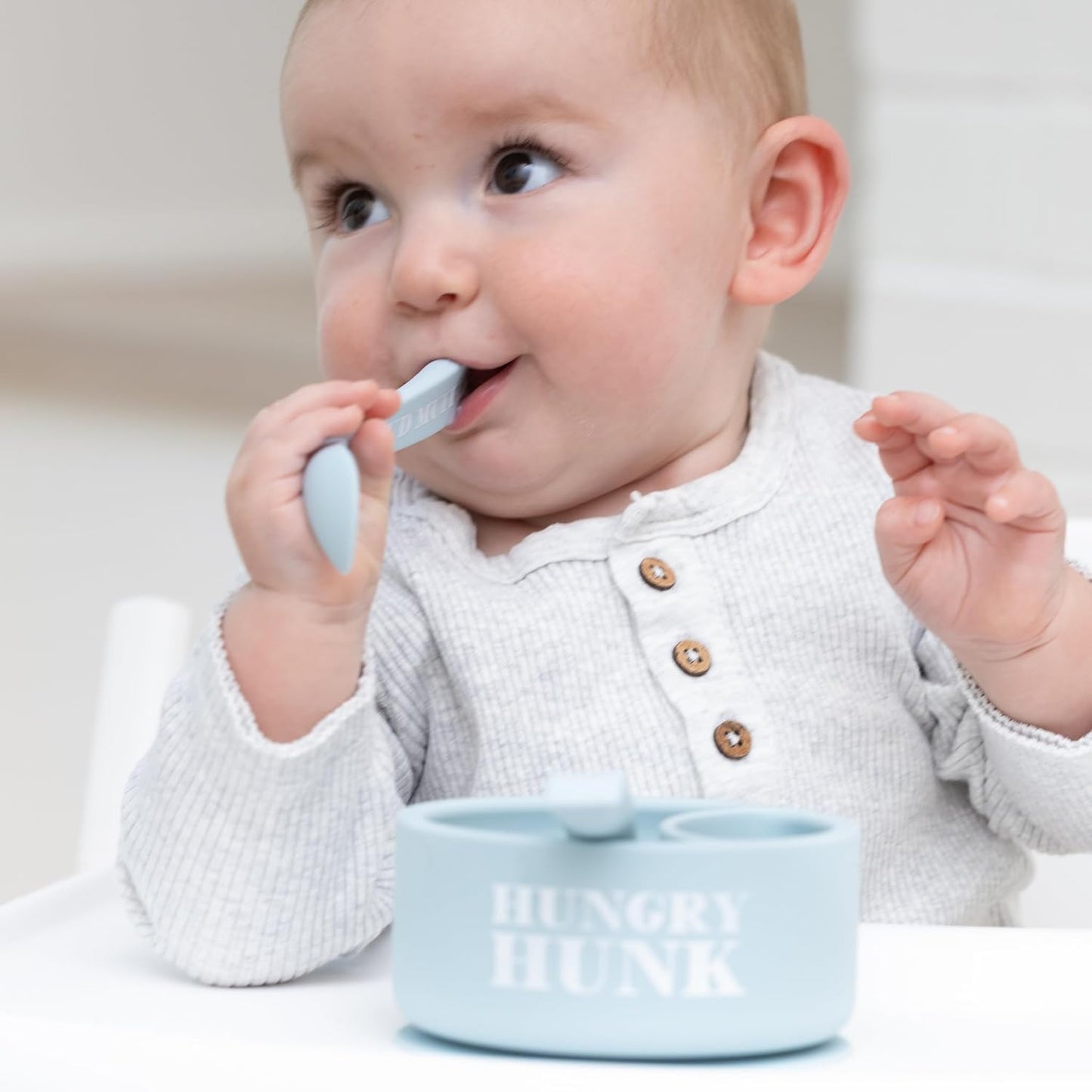 Bella Tunno Silicone Suction Bowl for Toddlers and Babies, Food Grade BPA Free Silicone, Non Slip Suction Base, Microwave & Dishwasher Safe, Ideal Baby-Led Weaning & Self Feeding Bowl, Miss Mess