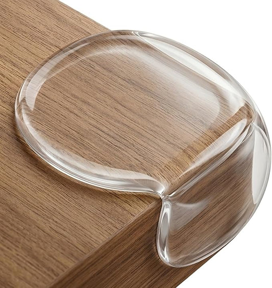 Extra Large & Ultra-Safe Baby Corner Protector Guards - 16-Piece Transparent Table Corner Protectors for Furniture, Super Strong Adhesive, Easy to Install Child Safety Set(Transparent Round)