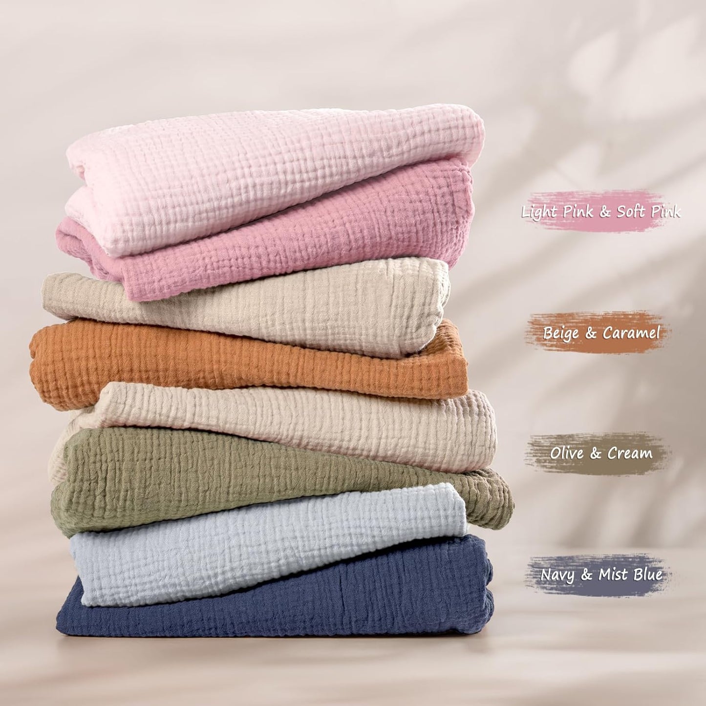 lulumoon Muslin Bassinet Sheets for Baby: Soft Bedside Sleeper Bassinet Fitted Sheets for Boys and Girls