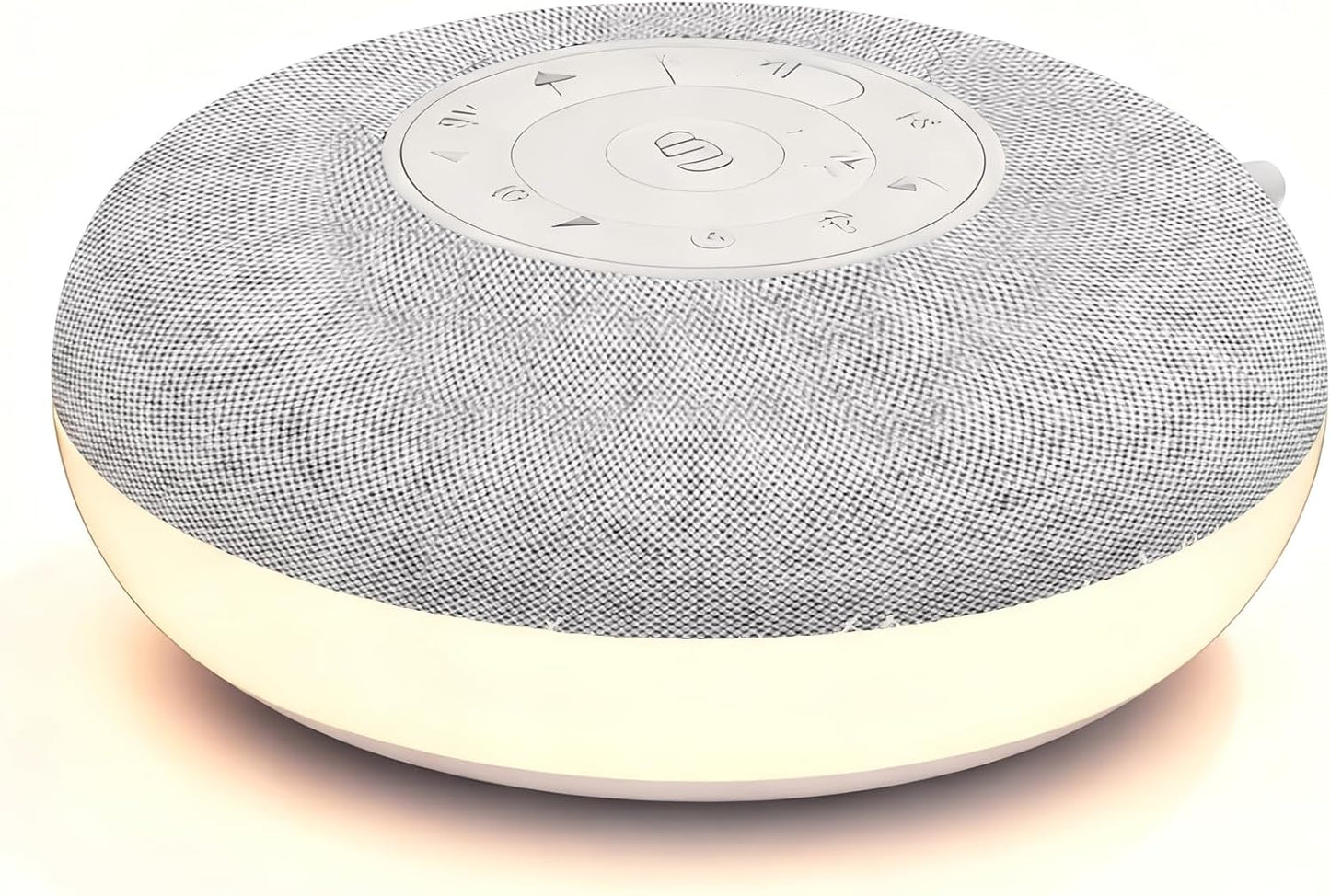 YEVIK Portable Sound Machine for Baby, Soothing Sleep Assistant with 39 Sounds & Night Light for Nursery, Travel, Kids & Adults (USB-C Rechargeable, Auto-Off Timer)