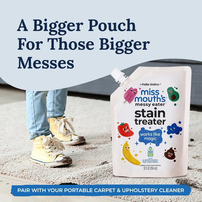 Miss Mouth's Messy Eater Stain Treater Spray - 4oz Stain Remover - Newborn & Baby Essentials - No Dry Cleaning Food, Grease, Coffee Off Laundry, Underwear, Fabric
