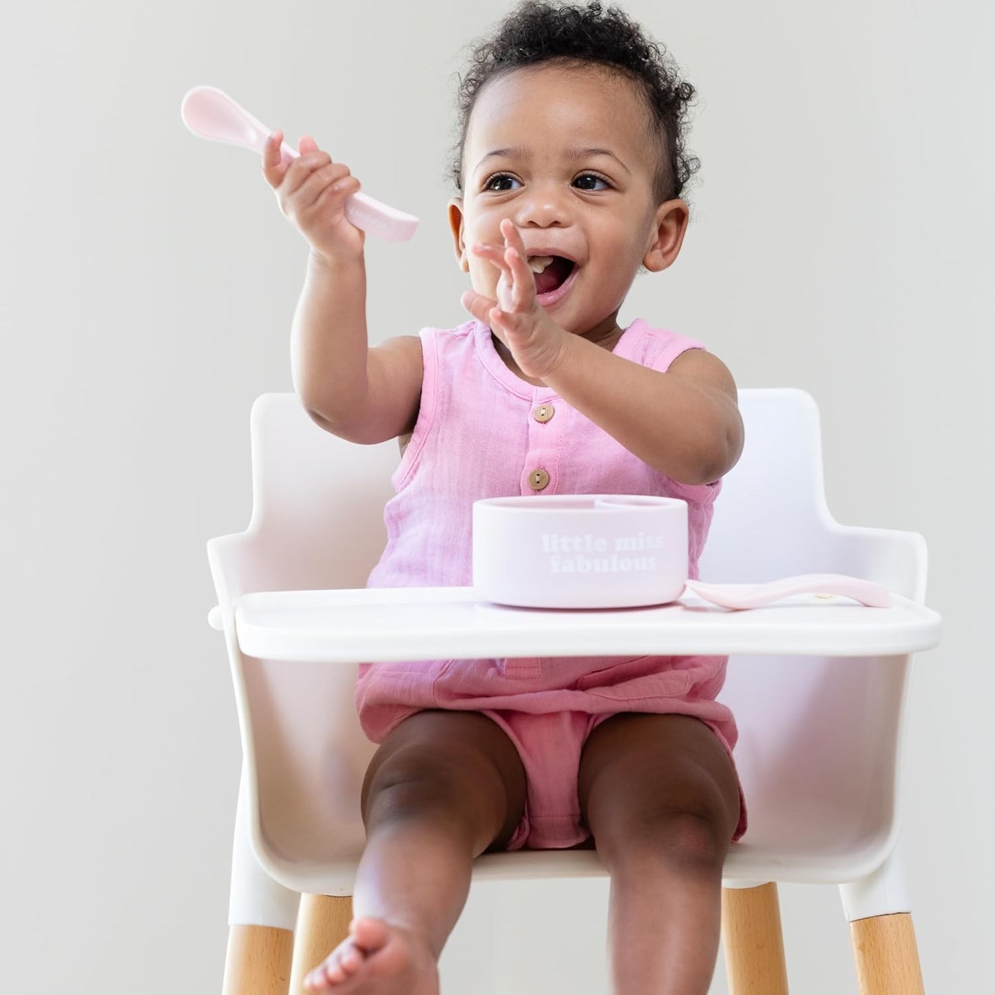 Bella Tunno Silicone Suction Bowl for Toddlers and Babies, Food Grade BPA Free Silicone, Non Slip Suction Base, Microwave & Dishwasher Safe, Ideal Baby-Led Weaning & Self Feeding Bowl, Miss Mess
