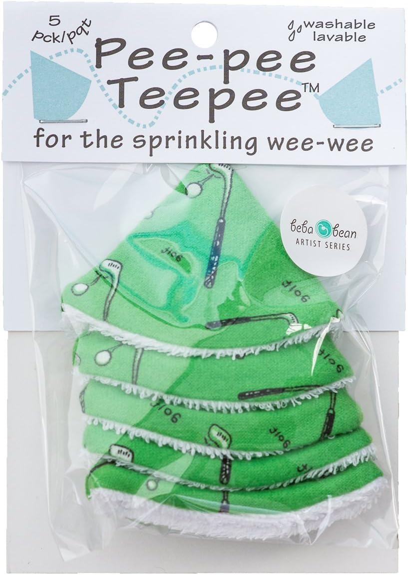 Washable Cotton Pee-Pee Teepees That Shield Baby Boys Pee During Diaper Changes. Makes a Great add-on Gift for a Baby Shower Thanks to its Fun, Gift-Ready Store Packaging. 5 Pack. Western