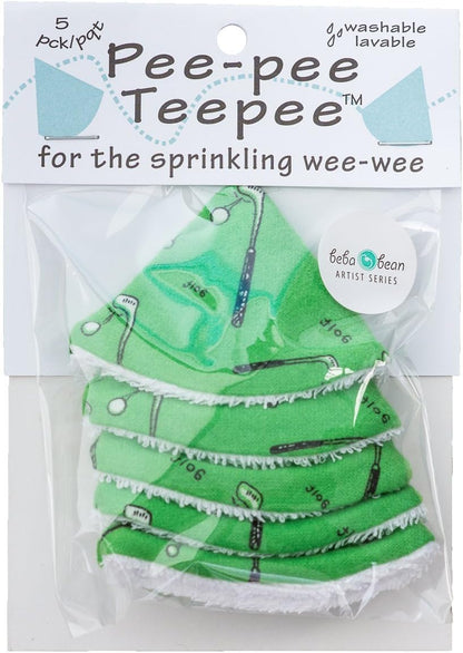 Washable Cotton Pee-Pee Teepees That Shield Baby Boys Pee During Diaper Changes. Makes a Great add-on Gift for a Baby Shower Thanks to its Fun, Gift-Ready Store Packaging. 5 Pack. Western
