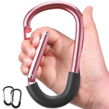 SURDOCA Stroller Hooks, Large Stroller Hooks for Bags, Universal Stroller Clips and Hooks, Mommy Hook for Stroller Heavy Duty, Stroller Accessories for Mom