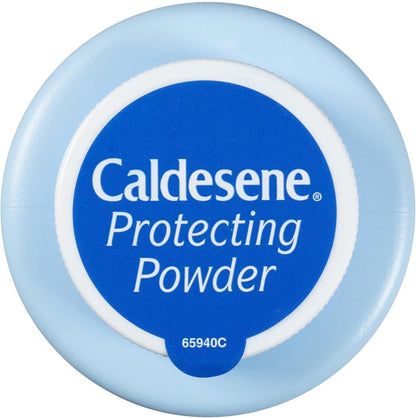 Caldesene Medicated Protecting Body Powder with Zinc Oxide and Cornstarch, Talc-Free Baby Powder Soothes & Protects, 5 Oz.