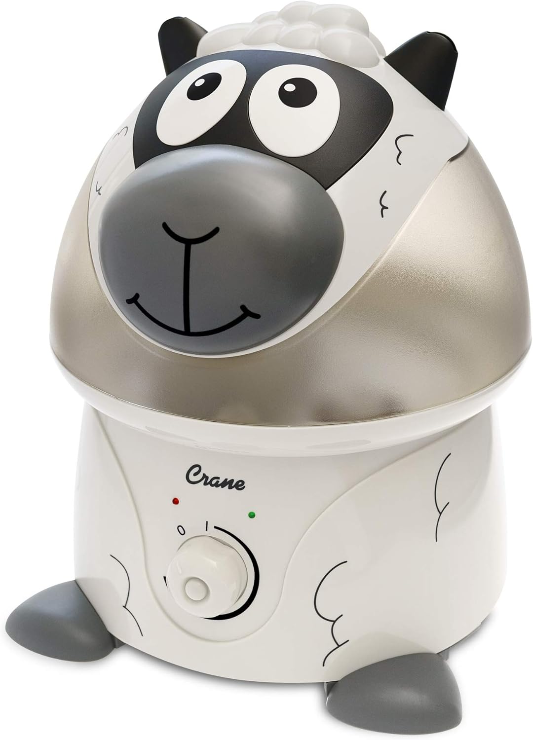 Crane Cute Animal Humidifier for Kids Bedroom and Nursery, Ultrasonic Cool Mist, 1 Gallon, Auto Shut Off, Cool Mist Humidifier