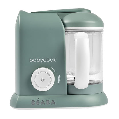 BEABA Babycook Solo 4 in 1 Baby Food Maker, Puree Steamer and Blender for Purees, Grinder with Auto Steam Cooking, Lrg Capacity 4.5 Cups 27 Servings in 20 Mins, Oat