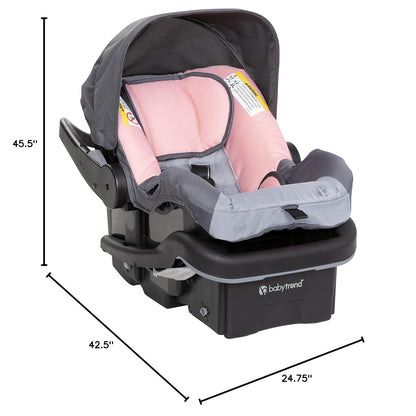 Baby Trend Tango PRO Travel System with Secure-Lift Infant Car Seat, Dash Black