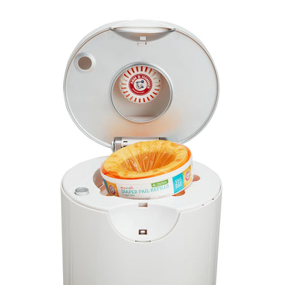 Munchkin® Step Diaper Pail Bundle - Includes Diaper Pail, Refill Rings, Bags and Baking Soda Puck